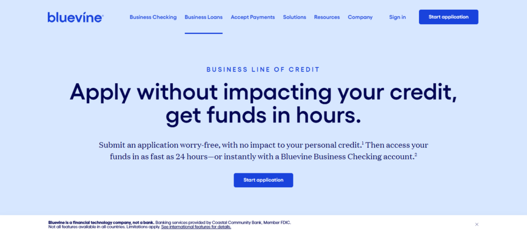 BlueVine Business Line of Credit