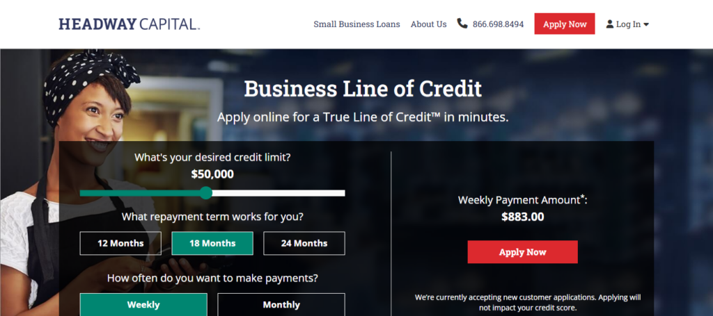 Headway Capital Line of Credit