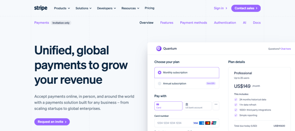 Stripe Payments