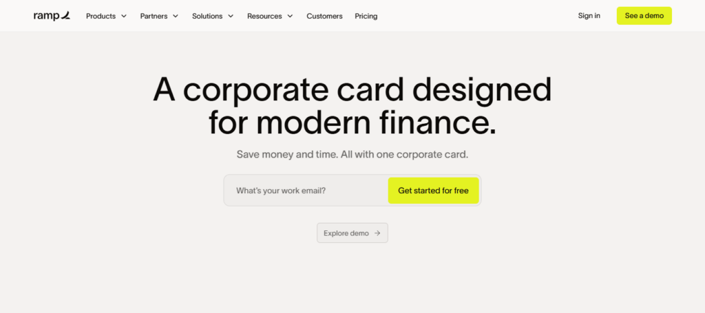  Ramp Corporate Card