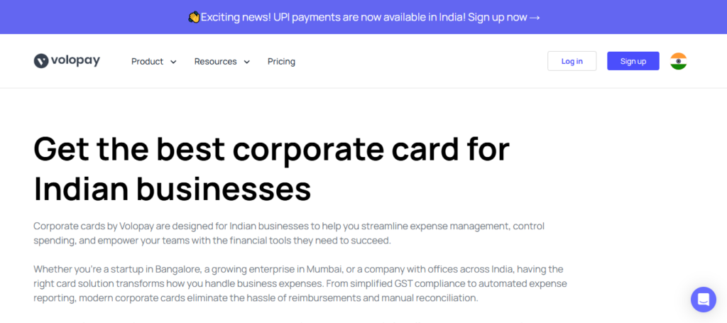Volopay Corporate Card