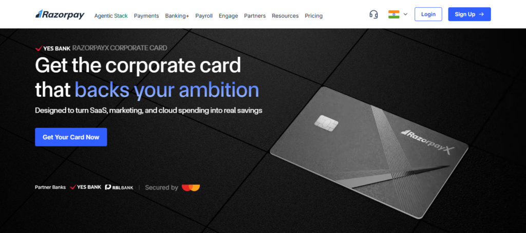 RazorpayX Corporate Card