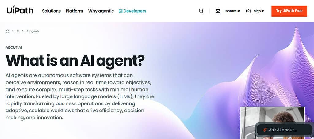 UiPath AI Agents