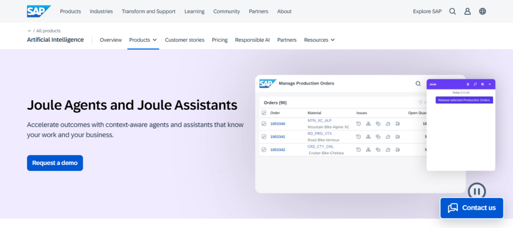  SAP Joule Agents