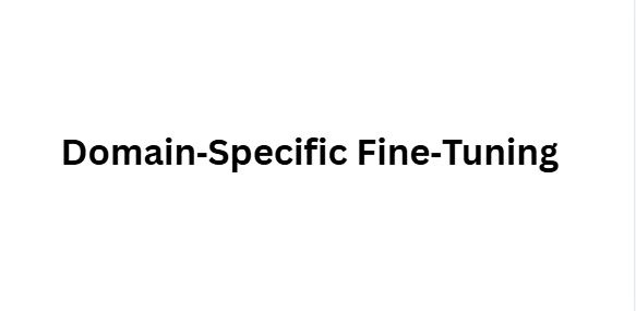 Domain‑Specific Fine‑Tuning