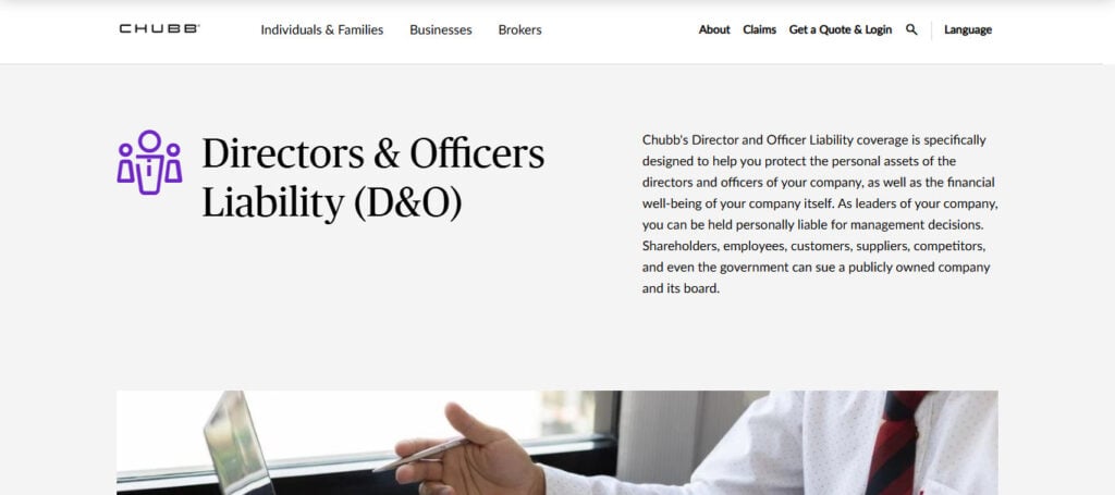 Chubb D&O Insurance