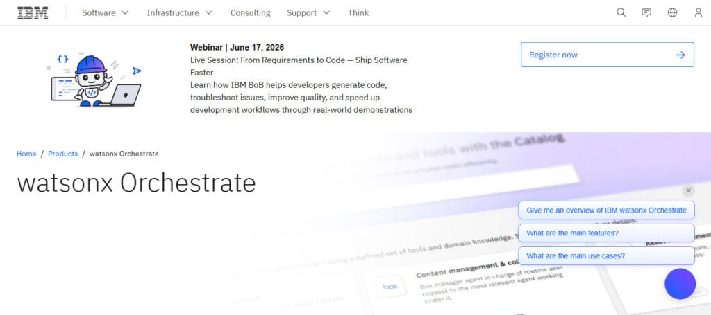 IBM Watson Orchestrator