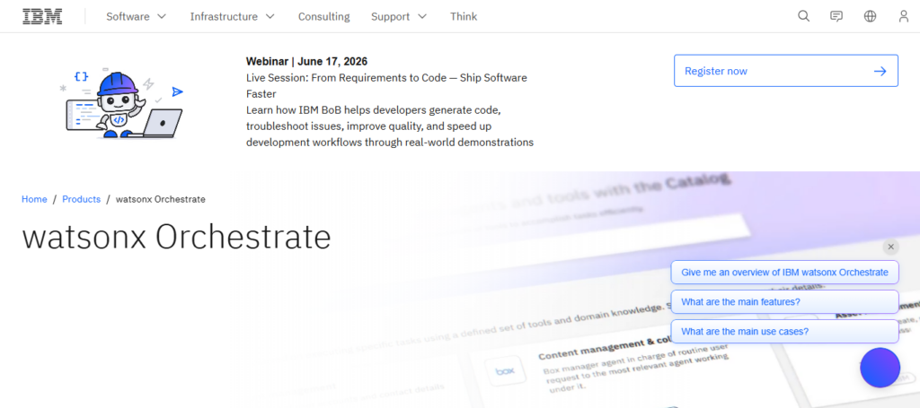 IBM Watson Orchestrator
