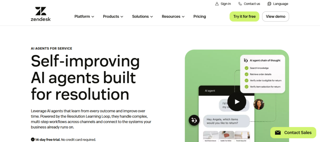 Zendesk AI Agent Suite