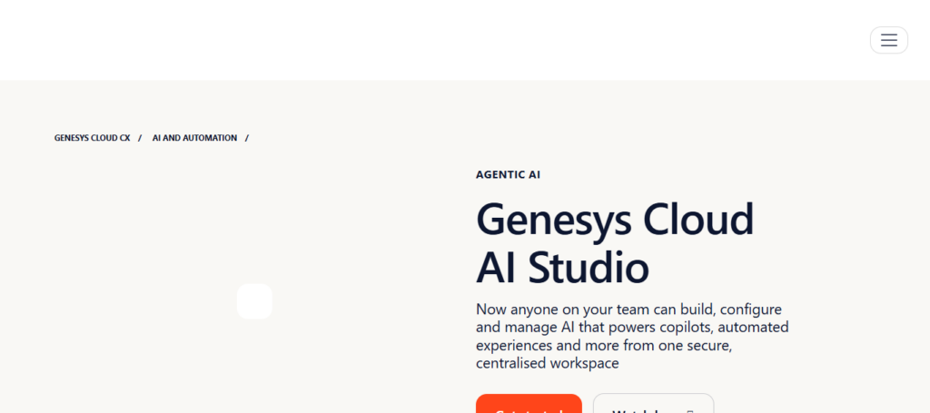Genesys AI Agents
