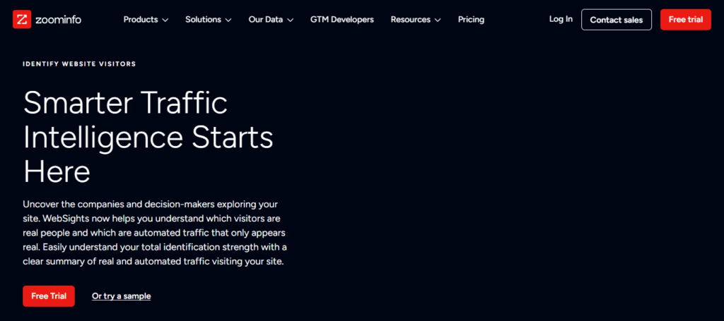 ZoomInfo WebSights
