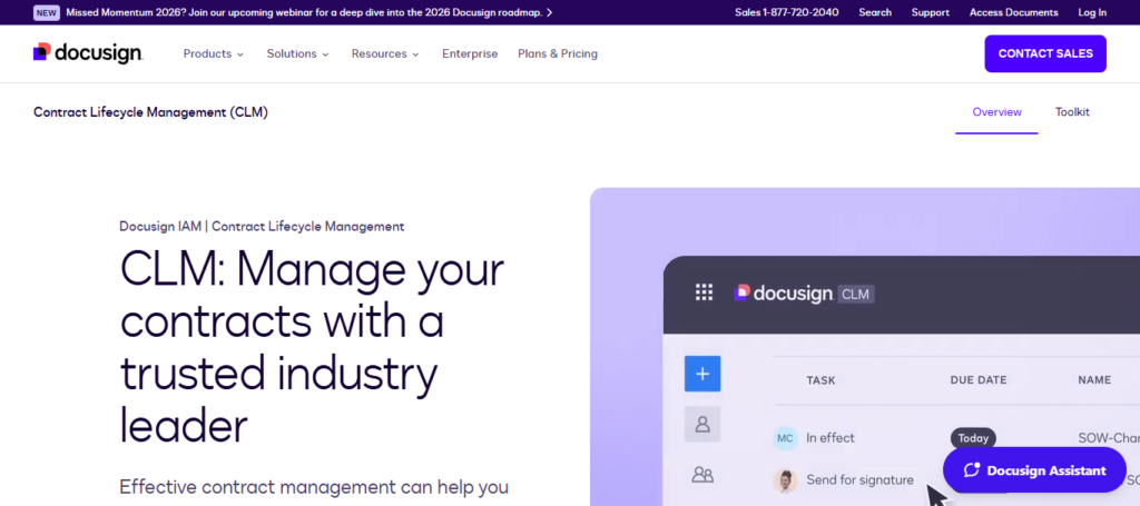 ocuSign CLM + Insight