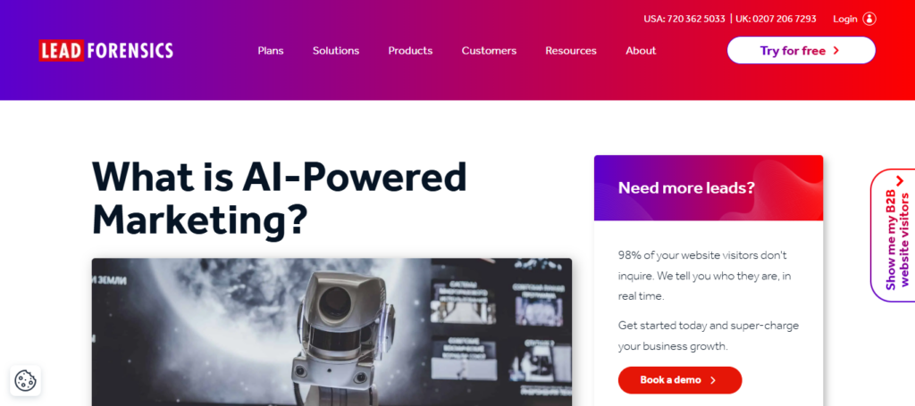 Lead Forensics AI