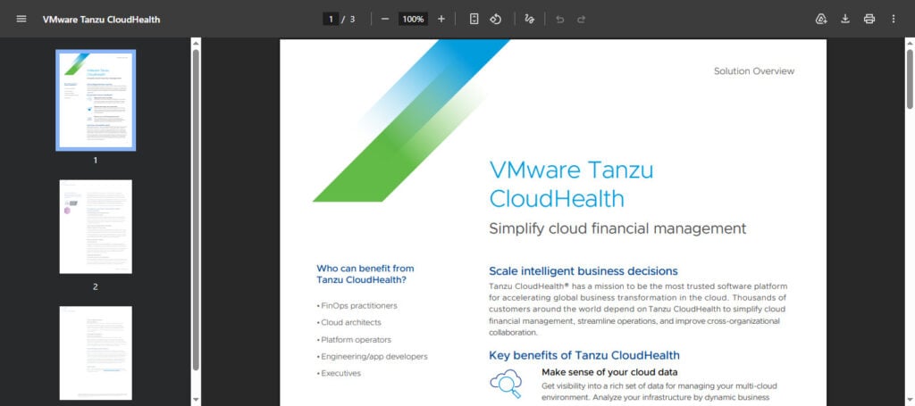 CloudHealth by VMware