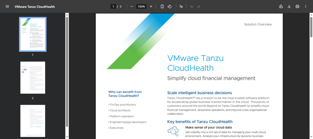 CloudHealth by VMware
