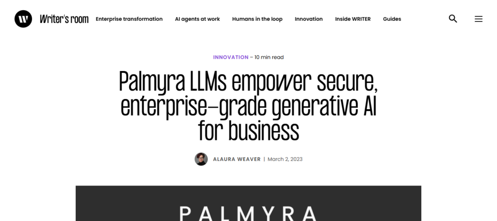 Writer.com (Palmyra LLM)