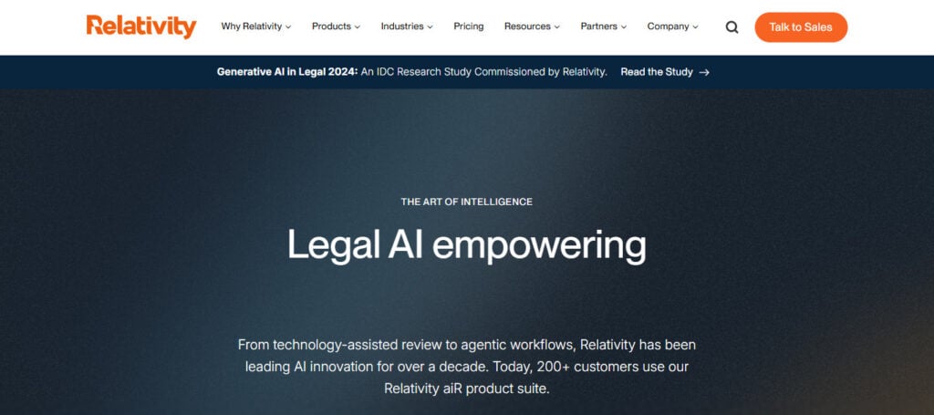 RelativityOne AI