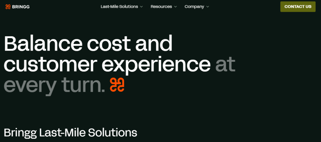 Bringg AI Logistics