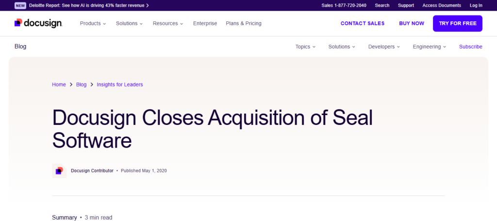Seal Software (DocuSign AI)