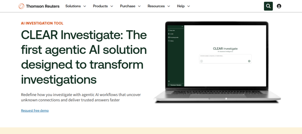 Thomson Reuters CLEAR AI