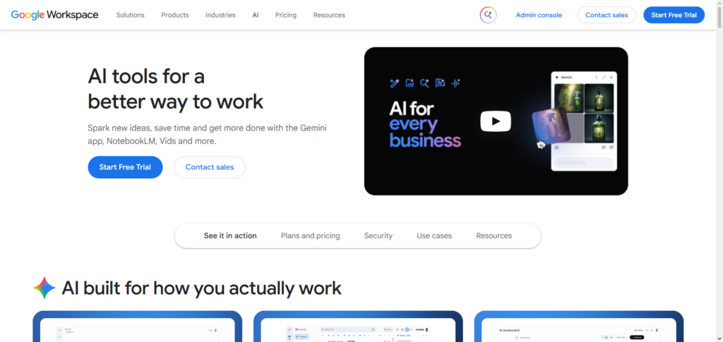 Google Gemini Workspace