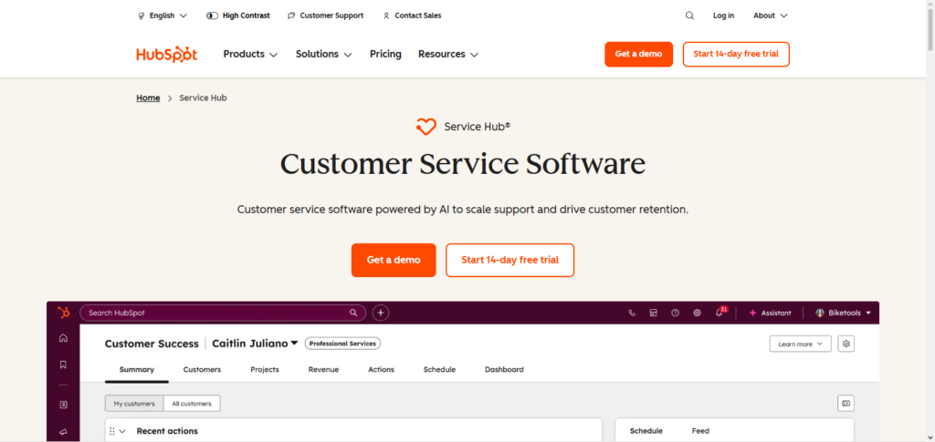 HubSpot Service Hub AI