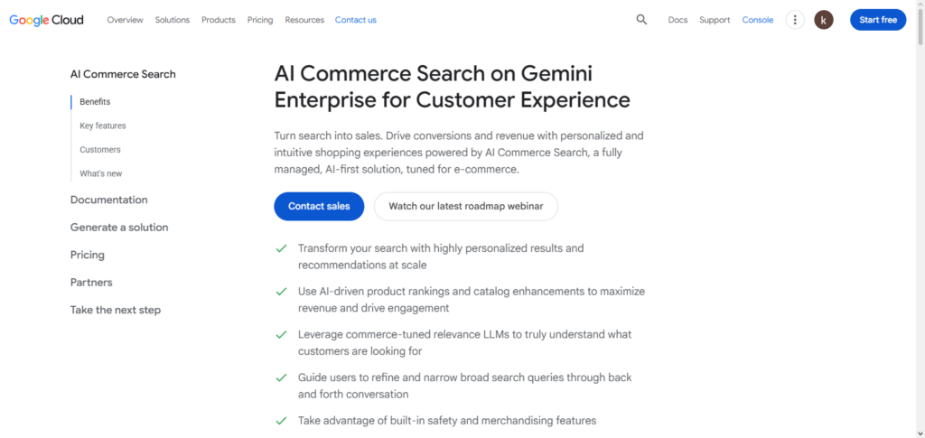 Google Gemini Commerce