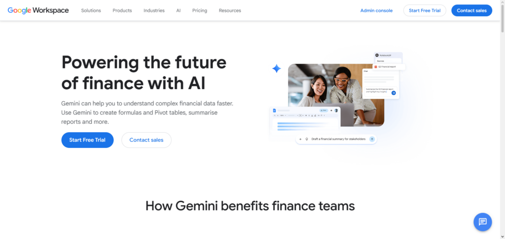 Google Gemini Finance
