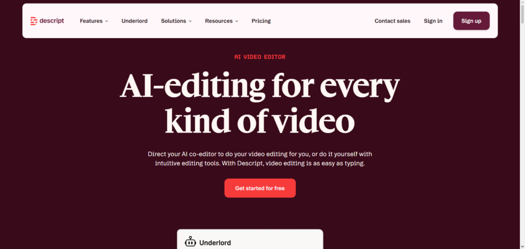 Descript AI