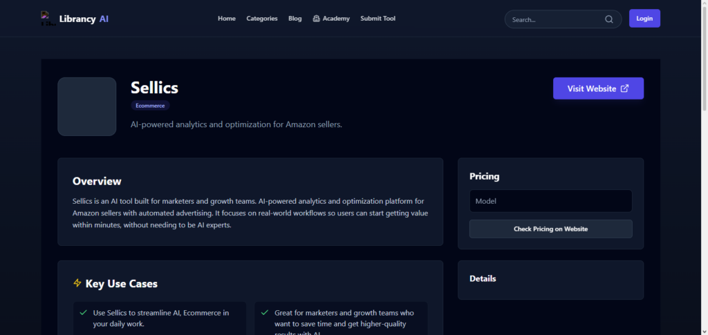 Sellics AI