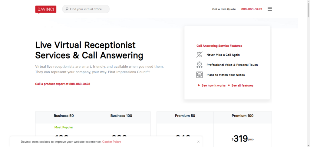 Davinci AI Receptionist