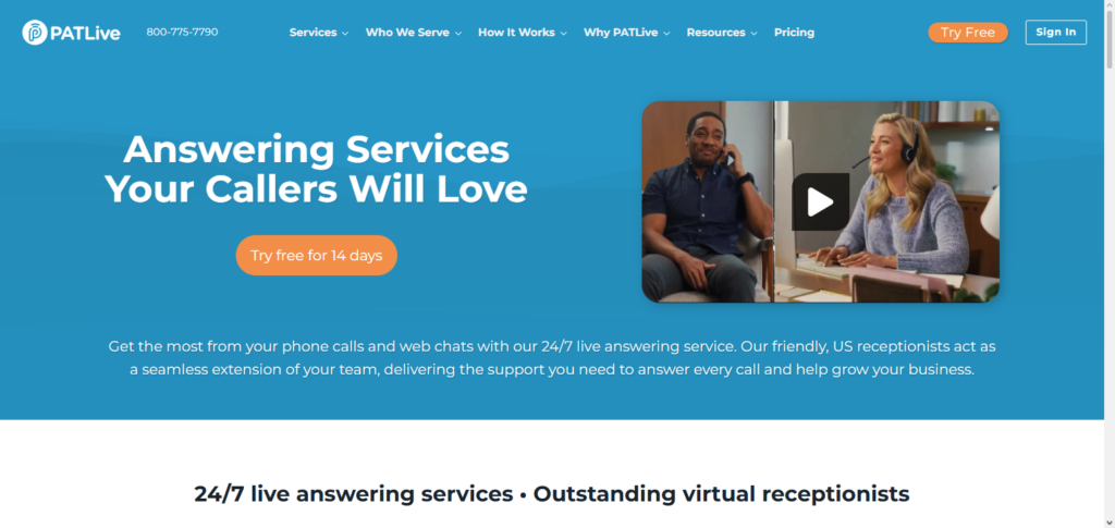 PATLive AI Receptionist