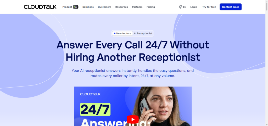 CloudTalk AI Receptionist