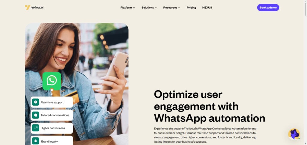 Yellow.ai WhatsApp Agent