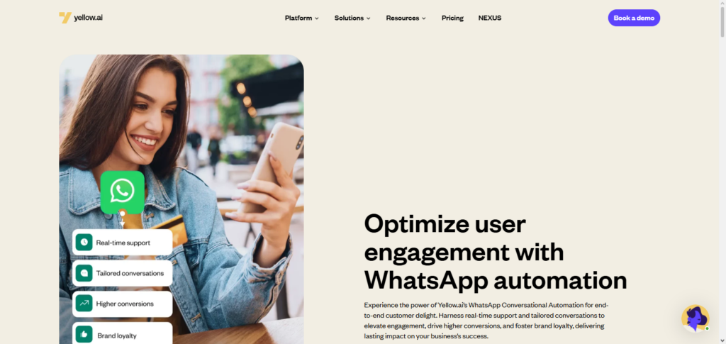 Yellow.ai WhatsApp Agent