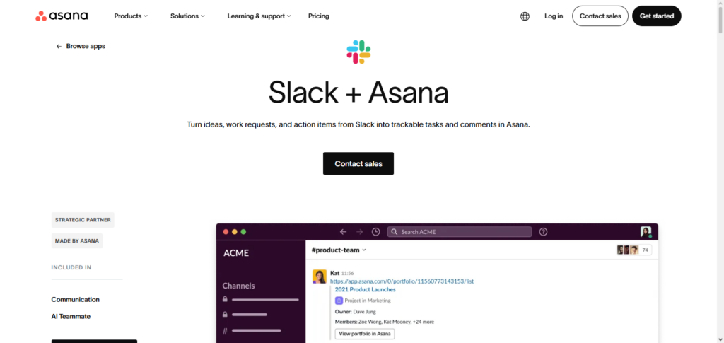 Asana AI Slack Agent