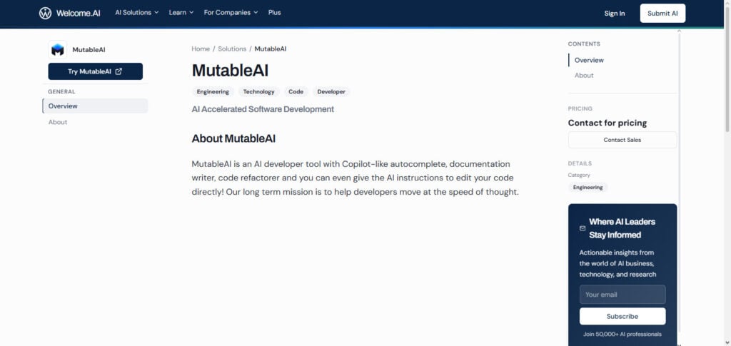 Mutable AI