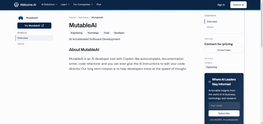 Mutable AI