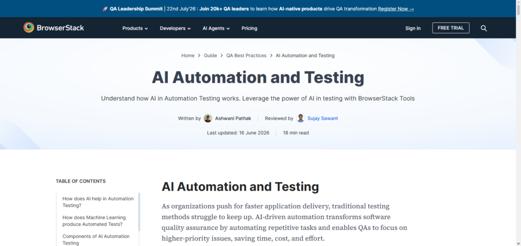 BrowserStack AI