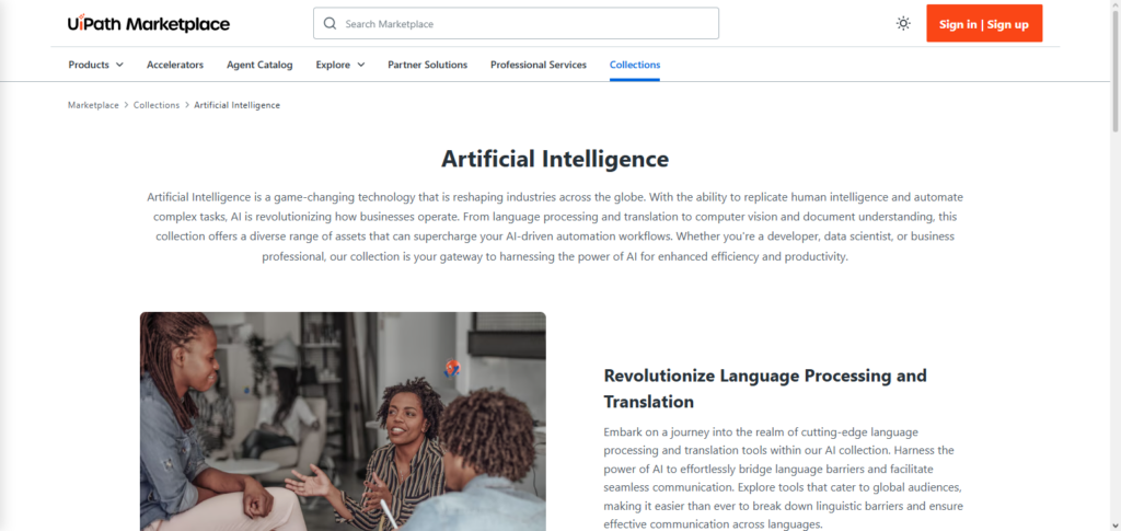 UiPath AI Marketplace