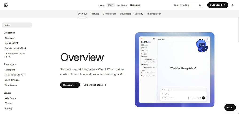 OpenAI Codex API
