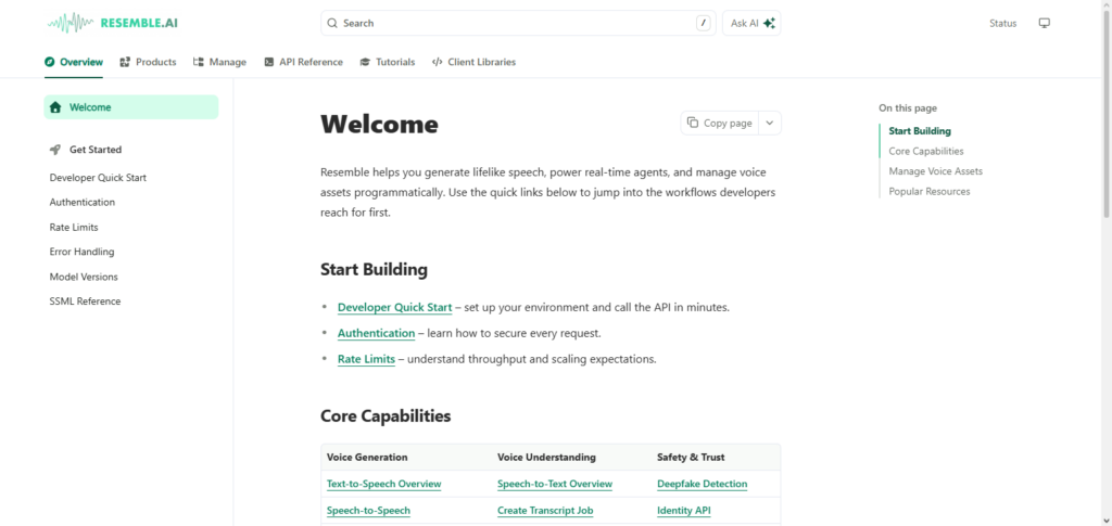 Resemble AI API