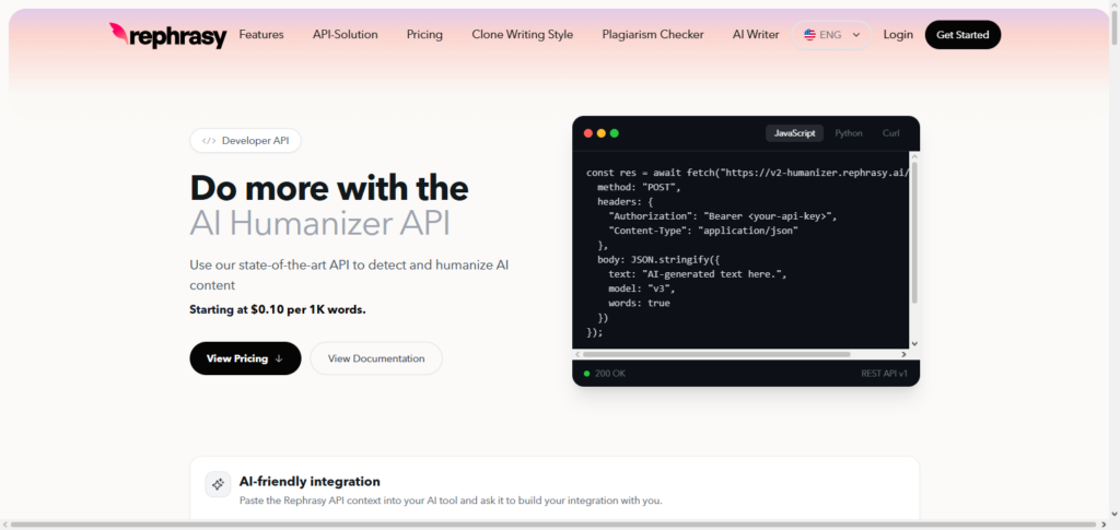 Rephrase.ai API