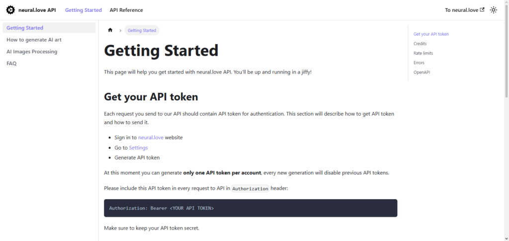 Neural.love API
