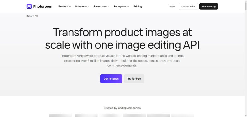 PhotoRoom API