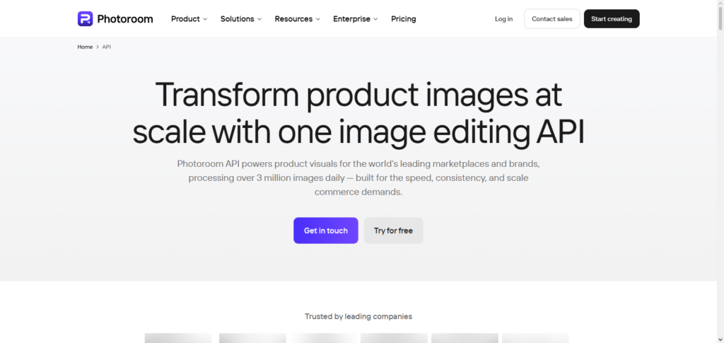 PhotoRoom API