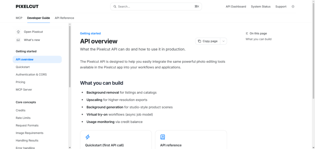 Pixelcut API