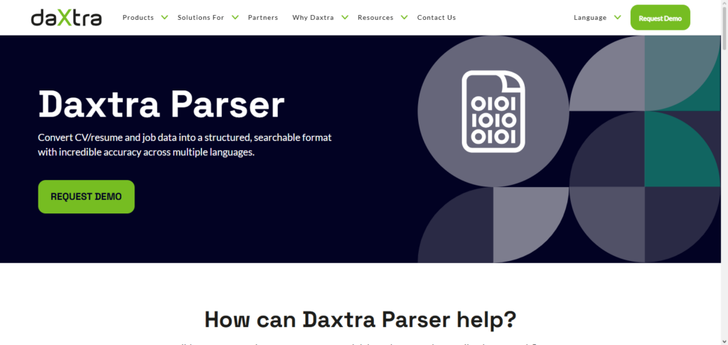 Daxtra Parser API