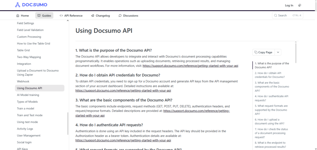 Docsumo API