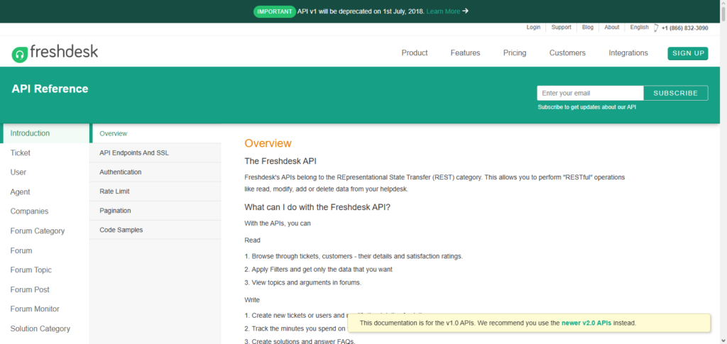 Freshdesk Knowledge Base API